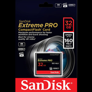Products: SanDisk Extreme Pro Compact Flash Vision Photos
