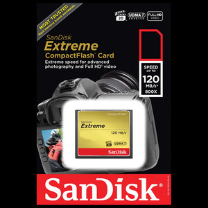 Products: SanDisk Extreme Compact Flash Vision Photos
