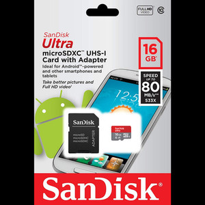 Products: SanDisk Ultra Micro SD Card Vision Photos