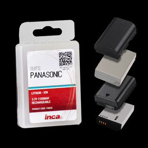 Products: Inca Panasonic Rechargeable Camera Battery Vision Photos