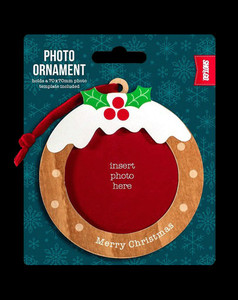 Products: SHOT2GO Wooden Christmas Pudding/Star/Circle Snowflake/Snowflak Photo Decoration Vision Photos