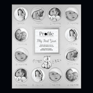 Products: FIRST YEAR METAL BABY FRAME Vision Photos