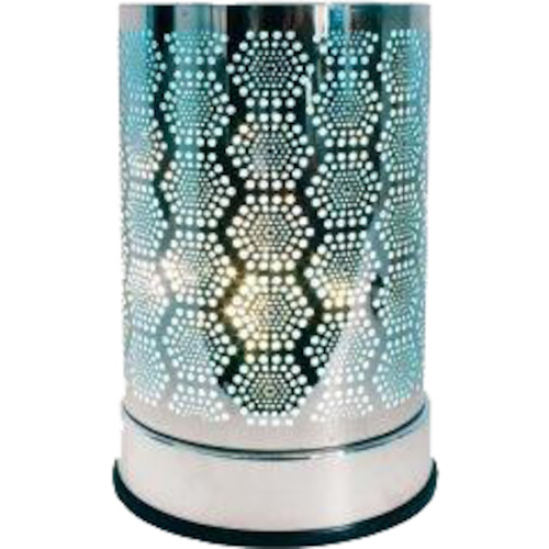 Touch Lamps: Silver all that Glitters Blue Touch Lamp