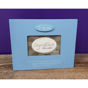 18th Birthday: Signature Frame - 18th Blue