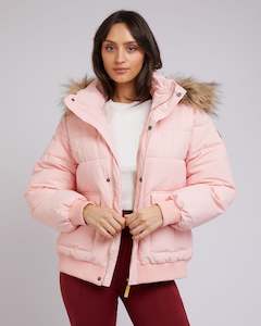 Active Fur Puffer / Pink | All About Eve