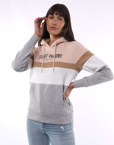 Winter: Overlay Panelled Hoodie - Candy | Silent Theory