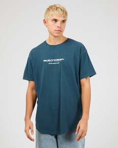 New Arrivals Mens: Charger Scoop Tee / Navy | Silent Theory Mens