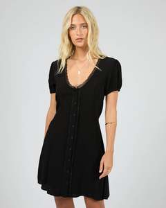 Mini Dresses: Maybelle Mini Dress / Black | All About Eve
