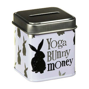 5 00 Specials: BRIGHTSIDE - Yoga Bunny Money Tin