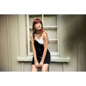 30 00 Specials: Sera Denim Dress - Black