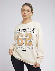 Crews: Carter Original Long Sleeve Top - Natural | All About Eve