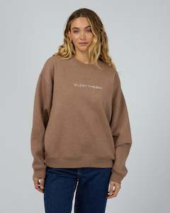 Winter Essentials: Logo Crew / Brown | Silent Theory