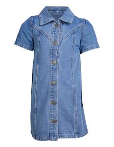 Eve Girl: Jenny A-Line Denim Dress / Eve Girl