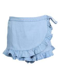 Eve Girl: Hazel Skort / Blue Denim | Eve Girl