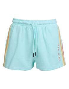 Retro Fleece Shorts / Light Blue | Eve Girl