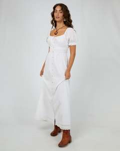 Rain Maxi Dress  / White | All About Eve