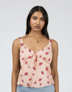 Scarlett Top / Pink Print | All About Eve