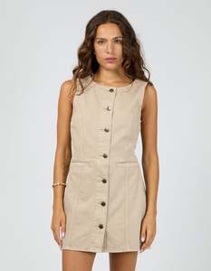 Cove Mini Dress / Beige | Silent Theory