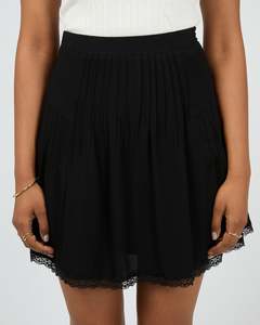 Best Selling: Maybelle Mini Skirt / Black | All About Eve