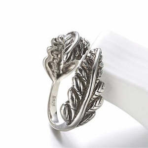 Open Silver Fern Ring