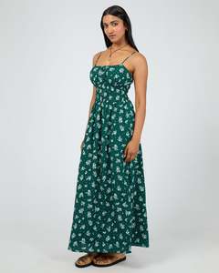 Harlow Maxi Dress / Green Print | All About Eve