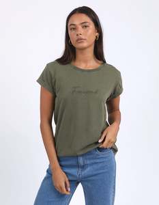 Best Selling: Signature Tee / Khaki | Foxwood