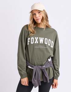 Best Selling: Interval Long Sleeve / Khaki - White | Foxwood