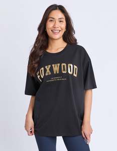 Interval Tee / Black/ Gold | Foxwood