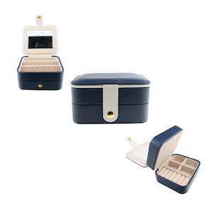 Gifts: Travel Jewellery Box Blue