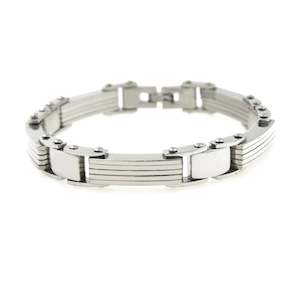 Mens Jewellery: Stainless Steel Men's Link Bracelet