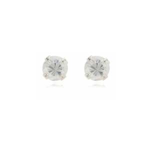 Sterling Silver 3mm CZ Stud Earrings