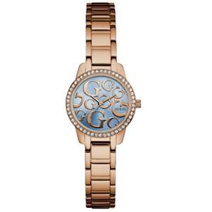 Branded Watches: Guess Greta Rose Gold Crystal Ladies Watch