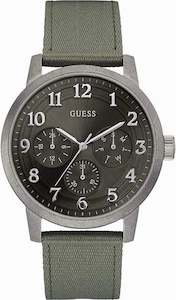 Branded Watches: Guess W0975G4 Textiles Green 22mm