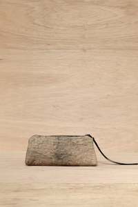 Upcycled Leather: Acid wash clutch/ wallet Edition #4