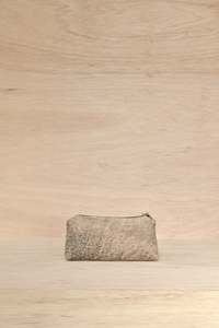 Upcycled Leather: Acid wash clutch Edition #1