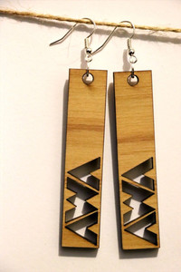 Large drop AWA earrings Kohu Design