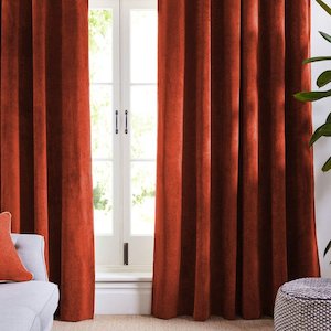Products: Louisiana Red Orange Curtains