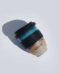 Reusables And Refillables: NEW | Kōkako x Pottery for the Planet Ceramic Reusable Cup (black)