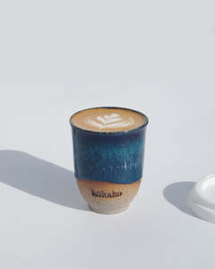 Kōkako x Pottery for the Planet Ceramic Reusable Cup (white)