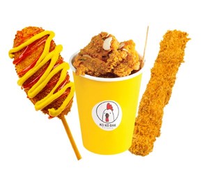 Mini Combo – Chicken Cup + Cheesedog + Prawn Stick – Kokodak Chicken – Manukau