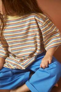 Shortsleeve Tees: Stripe Sloppy Tee