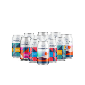 Products: Mix Pack - 12 Cans Non-Alcoholic Kombucha - Kombucha Bros New Zealand