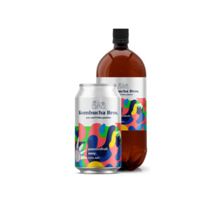 Kombucha Bros Passion Fruit Easy Kombucha - Kombucha Bros New Zealand