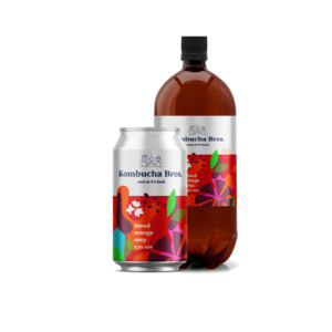 Kombucha Bros Blood Orange Easy Kombucha - Kombucha Bros New Zealand