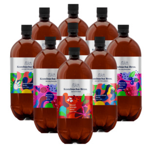 Mix 9 PET 1.3L 5.5% Alcoholic Bottles - Kombucha Bros New Zealand