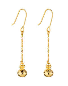 Jewellery: Poi Earrings Gold
