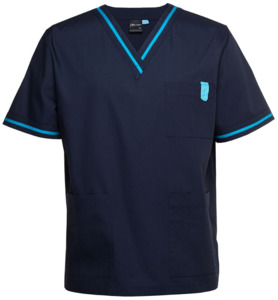 Medical: Contrast Scrub Top