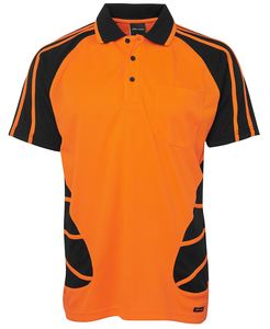 Hi Vis Polos: Hi Vis S/S Spider Polo