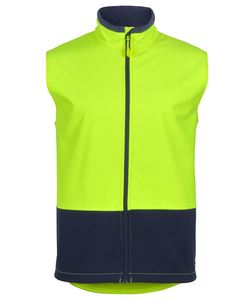 Hi Vis Vests: Hi Vis Three Layer Softshell Vest