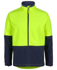 Workwear Jackets: Hi Vis Three Layer Softshell Jacket
